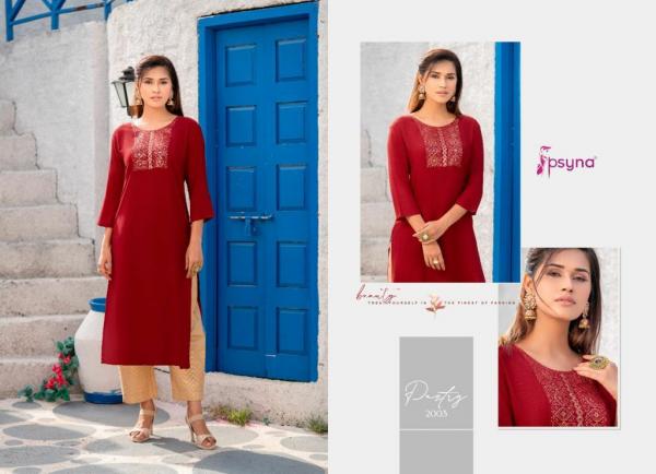 Psyna Pastry Vol 2  Embroidery  Kurti Collection